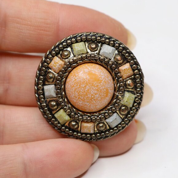 Vintage 1980s Statement Clip Earrings Lot of 4 Pairs Large Disco Retro Glam - Picture 7 of 12